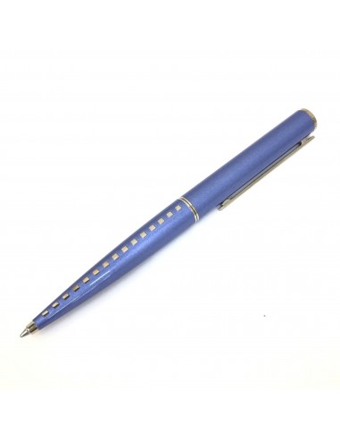 LOUIS VUITTON Louis Vuitton Ballpoint Pen Jet Rack Twist N79259 Blue Silver LV Black Ink M Men Women Venez acheter