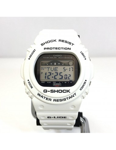 CASIO G-SHOCK Watch GWX-5700CS G-LIDE G Ride Radio Solar Tough Sting White Digital Mens Profitez des Offres !